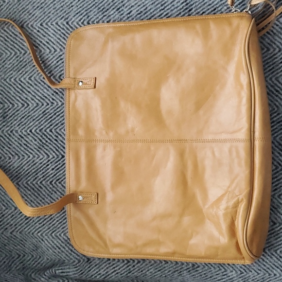 Latico nj USA cognac woven leather bag - Picture 7 of 12